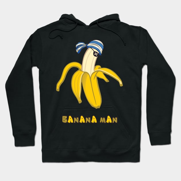 Pirate Banana Man Hoodie by Azul